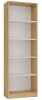 Shandro R60 dulap cu rafturi, 60x182x30 cm, stejar-alb 