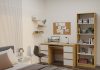Shandro R60 dulap cu rafturi, 60x182x30 cm, stejar-alb 