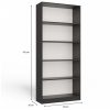 Riano R80 dulap cu rafturi, 80x182x30 cm, antracit 