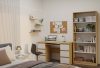 Shandro R80 dulap cu rafturi, 80x182x30 cm, stejar-alb 