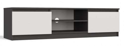 Rialto RTV140 comoda TV, 140x36x40 cm, antracit-alb 