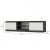 Rialto RTV140 comoda TV, 140x36x40 cm, antracit-alb 