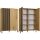 Shannan KAMARO 2DD/SLIM dulap cu rafturi, 103,5x147,5x40 cm, stejar 
