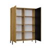 Shannan KAMARO 2DD/SLIM dulap cu rafturi, 103,5x147,5x40 cm, stejar 