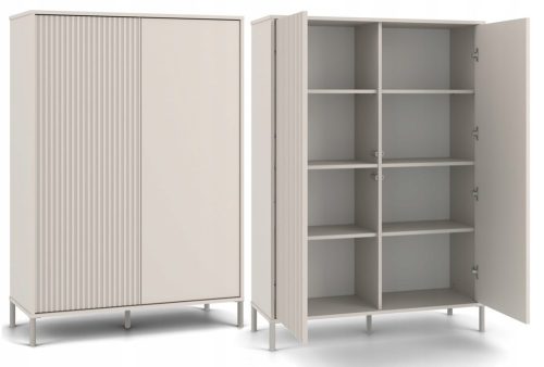 Kashar KAMARO 2DD/SLIM dulap cu rafturi, 103,5x147,5x40 cm, casmir 