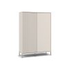 Kashar KAMARO 2DD/SLIM dulap cu rafturi, 103,5x147,5x40 cm, casmir 