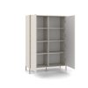 Kashar KAMARO 2DD/SLIM dulap cu rafturi, 103,5x147,5x40 cm, casmir 