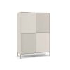 Kashar KAMARO 4DK/SLIM dulap cu rafturi, 103,5x147,5x40 cm, casmir 