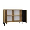 Shannan KAMARO 2D/SLIM comoda, 103,5x82,5x40 cm, stejar 