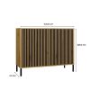 Shannan KAMARO 2D/SLIM comoda, 103,5x82,5x40 cm, stejar 