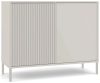 Kashar KAMARO 2D/SLIM comoda (1 simplu, 1 cu dungi), 103,5x82,5x40 cm, casmir 