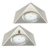 Trigon corp lampă pentru dulap, 2 becuri LED, 24V satina