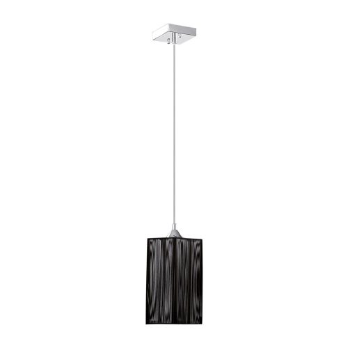 Lampa suspendata Atana, dulie E27, 1 bec, 60W crom-negru