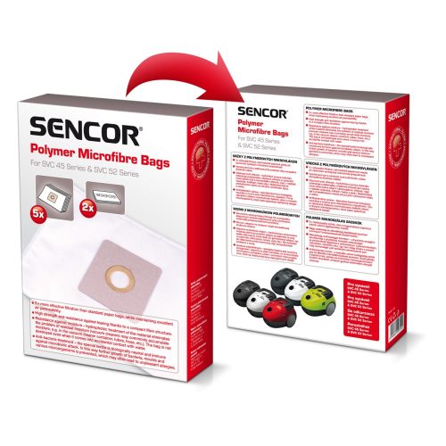 Sencor SVC 45/52 saci aspirator microfibră