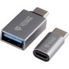 YENKEE YTC 021 micro USB și USB A adaptor USB type C