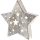 Retlux RXL 347, Decor de Crăciun, stea luminoasă perforată, mică, alb cald