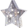 Retlux RXL 348, Decor de Crăciun, stea luminoasă perforată, mediu, alb cald