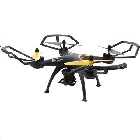 Quadcopter, dronă, pentru avansați, suport pentru cameră (compatibil GoPro), 40 cm, 2 moduri de zbor, 2,4 GHz, autonomie 50 m